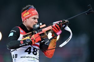 Philipp Horn wird als Vierter im Sprint bester Deutscher. - Foto: Hendrik Schmidt/dpa