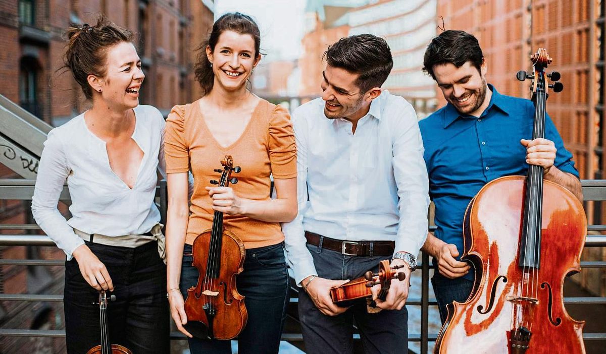 Das preisgekrönte Aris Quartett spielt am Samstag, 30. November, in der Lippstädter Jakobikirche. Foto: Wolter