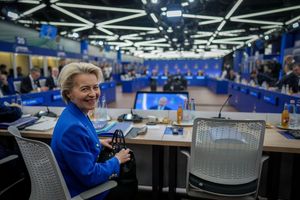 Nun kann von der Leyen lachen - ihr Vorschlag wurde angenommen. (Archivbild) - Foto: Kay Nietfeld/dpa