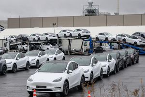 Selbst US-Präsident Trump will seinem Berater Musk und dessen Autofirma nun unter die Arme greifen. - Foto: Patrick Pleul/dpa