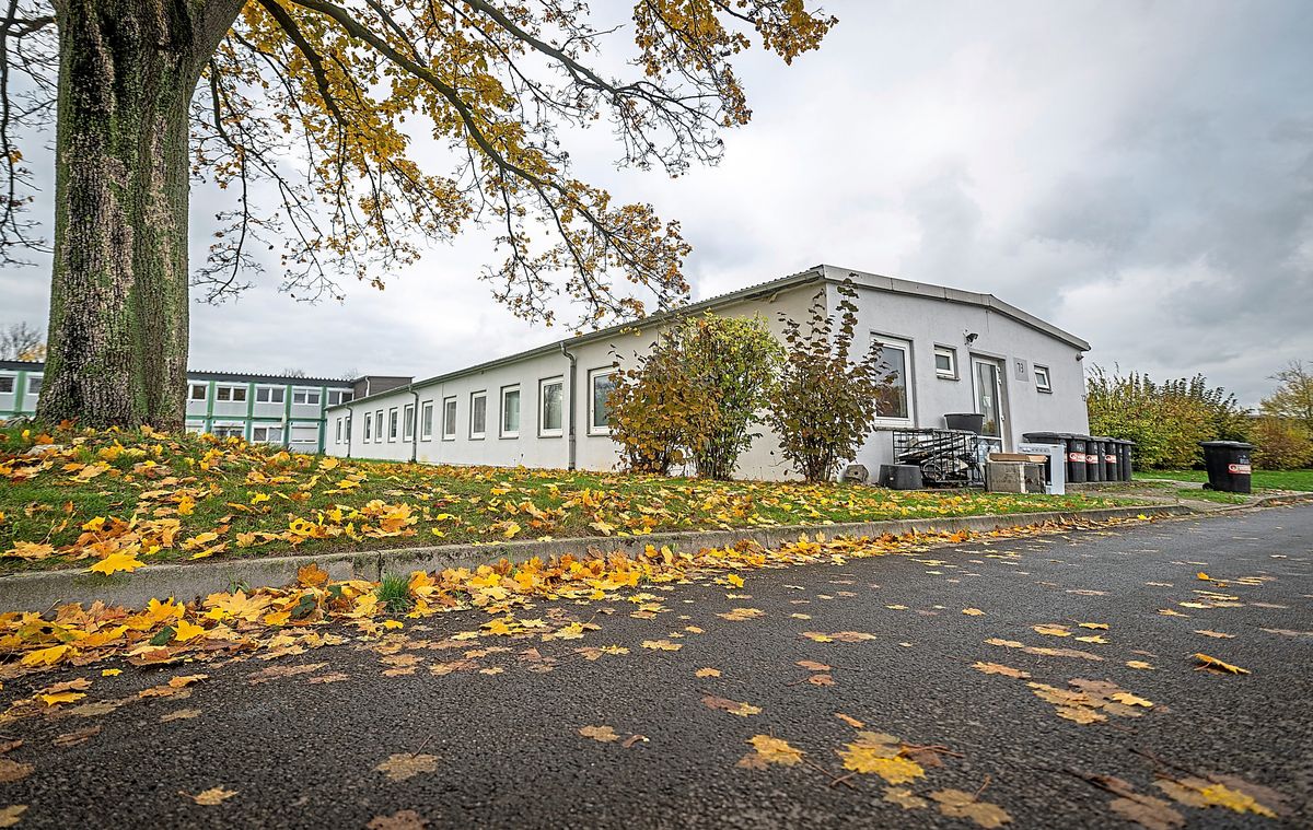 Die kommunale Unterkunft am Hagenbusch. Foto: Schröder