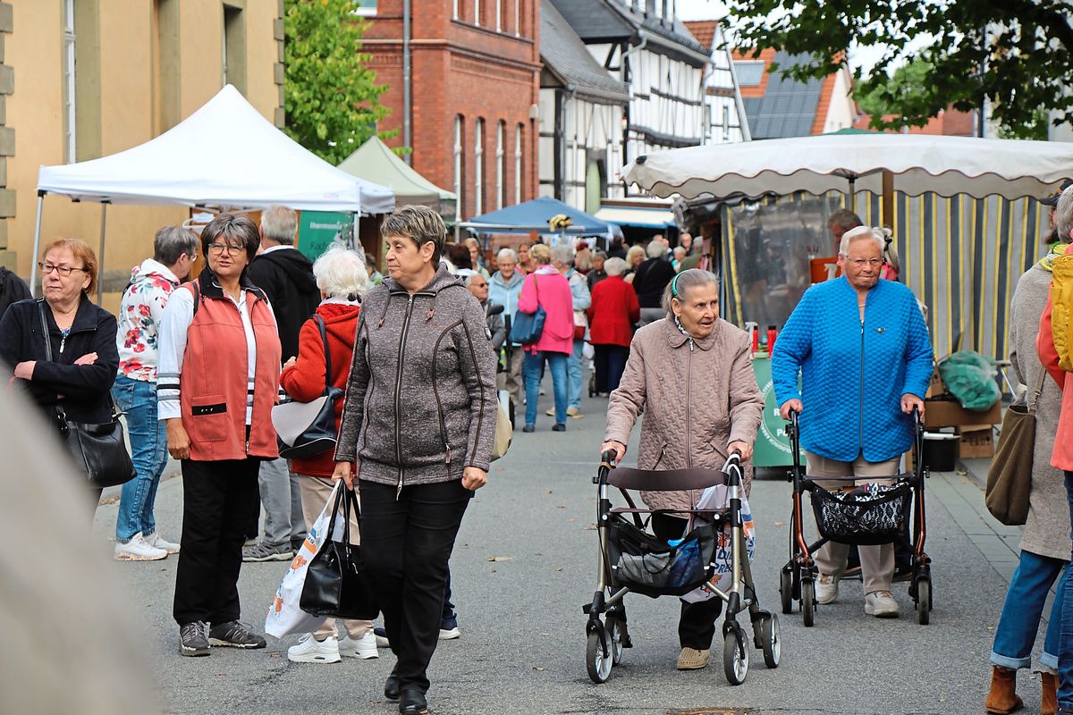 Beim 491. Marienmarkt war in der Hachtorstraße richtig was los. Fotos: Löseke