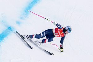 Lindsey Vonn zeigte in der Abfahrt von St. Anton eine starke Vorstellung. - Foto: Expa/Johann Groder/APA/dpa