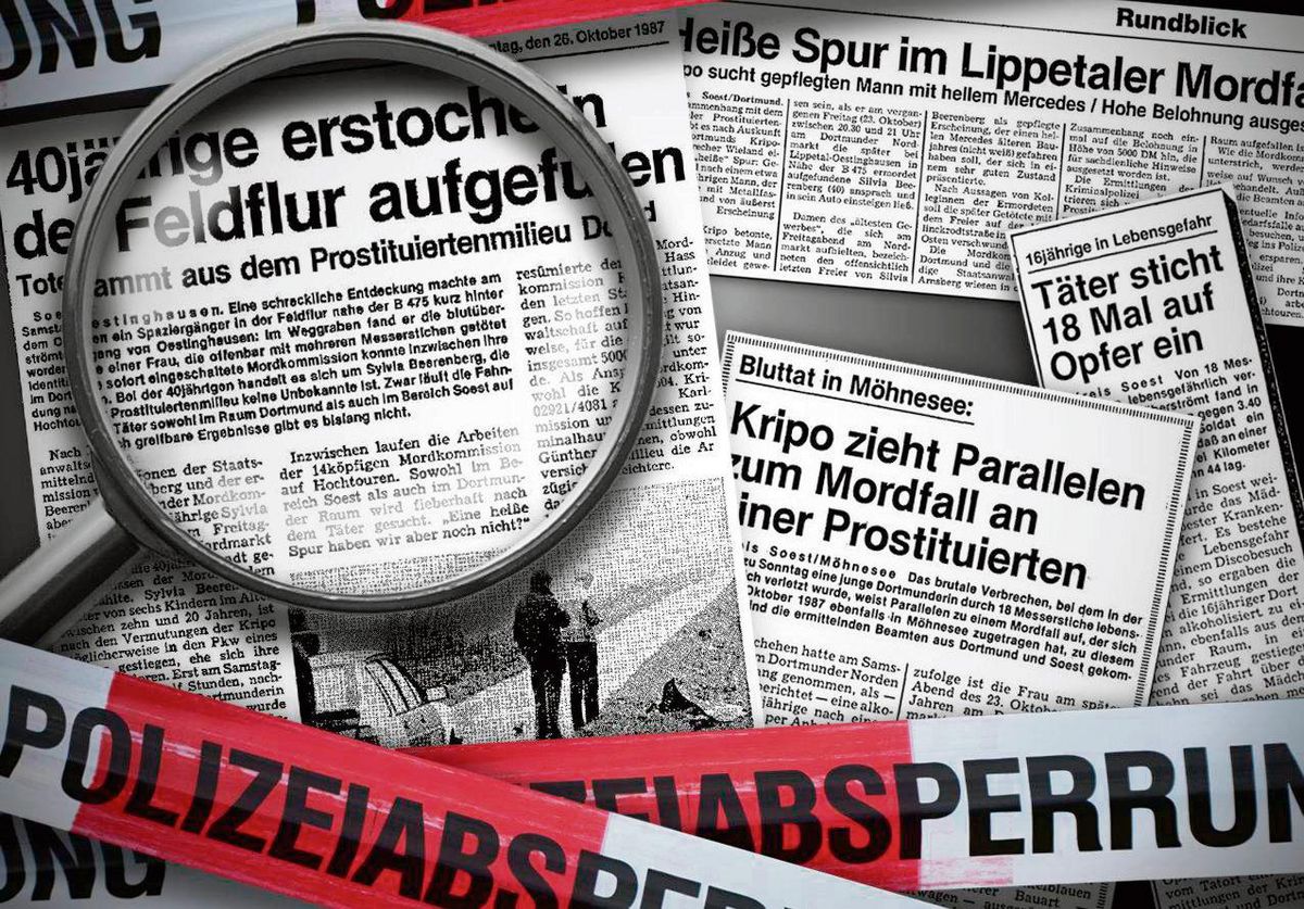 Eine Frau wird ermordet – der Fall bleibt ungeklärt. Drei Jahre später kommt es zu einer ähnlichen Tat. Das Opfer überlebt. Die Cold Cases aus den Jahren 1987 und 1990, über die unsere Zeitung damals auch berichtete, sind am Mittwoch Thema bei „Aktenzeichen XY“. Sie führen auch in den Kreis Soest.