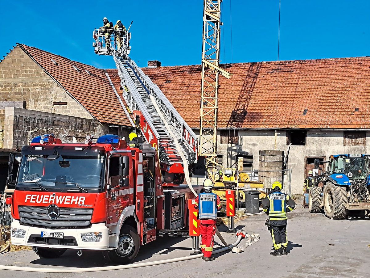 Die Einsatzkräfte konnten das Feuer rechtzeitig unter Kontrolle bringen. Foto: Heinke