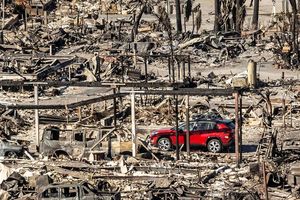 Zerstörung wie im Krieg: Eine ehemalige Wohnsiedlung in Los Angeles - Foto: Noah Berger/AP/dpa