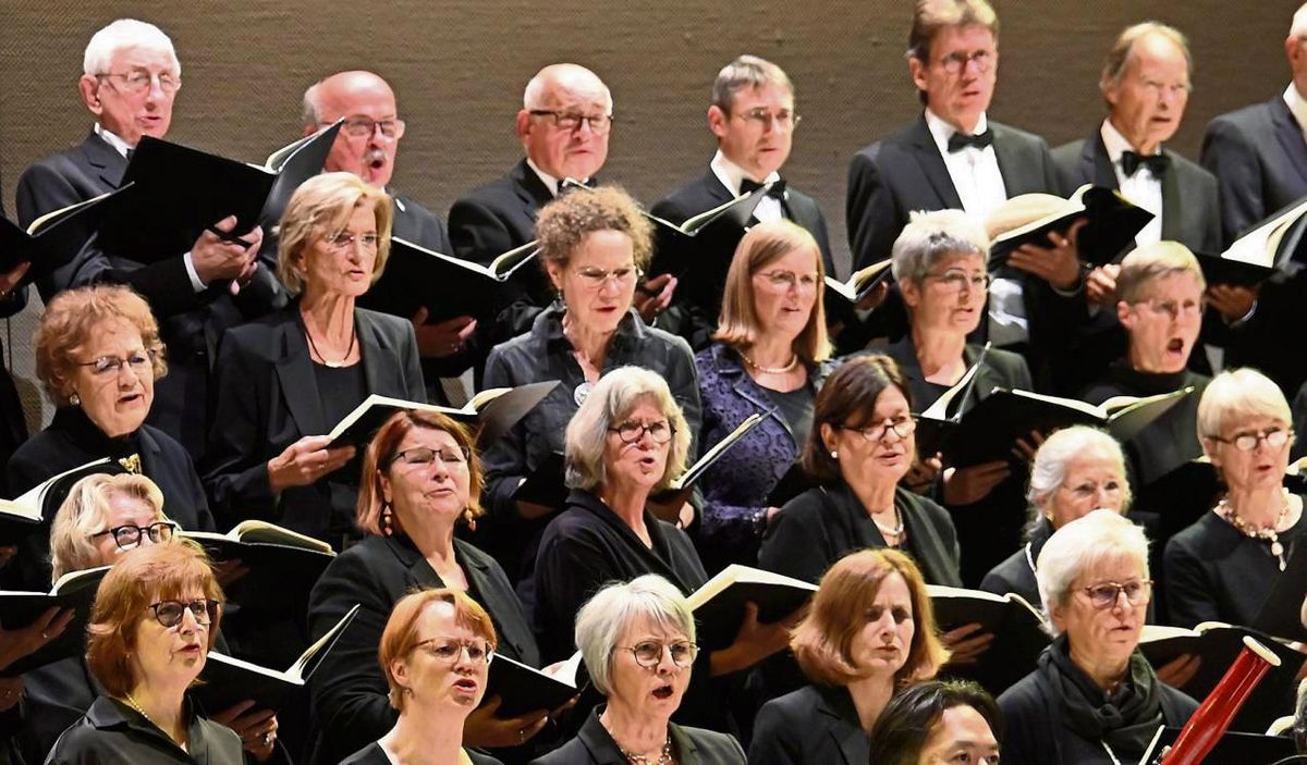 Die Konzertchöre der Städtischen Musikschulen aus Lippstadt und Hamm hatten zum Konzert geladen. Fotos: Tuschen