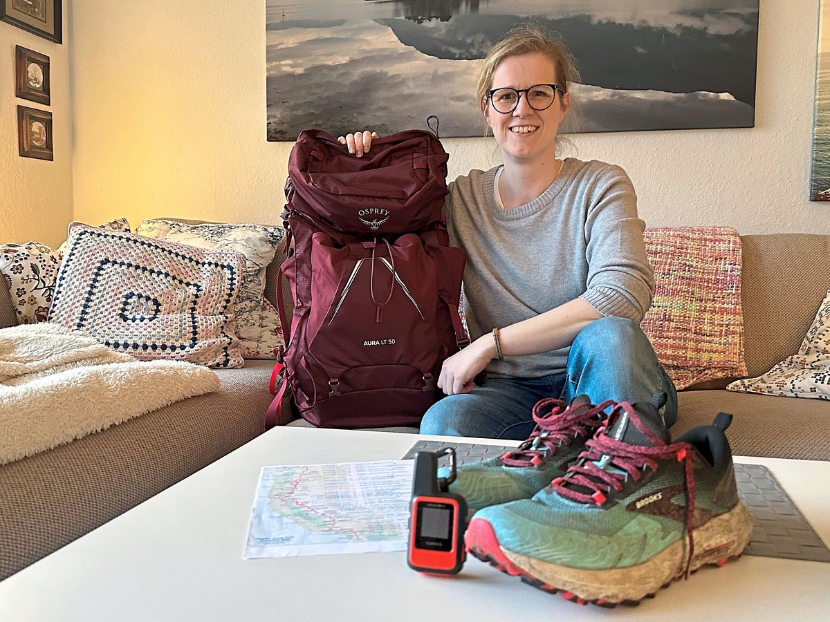 Alleine auf dem Pacific Crest Trail: Melanie Tripp hat ihren Job gekündigt und ihre Trailrunner-Schuhe eingelaufen. Am 24. März fliegt die Lippstädterin in die USA. Foto: Cegelski