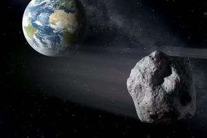 Der Asteroid 2024 YR4 könnte der Erde im Jahr 2032 gefährlich nahe kommen. (Symbolbild) - Foto: -/ESA/P.Carril/dpa