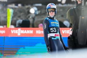 Andreas Wellinger gewinnt in Vikersund. - Foto: Terje Bendiksby/NTB/dpa