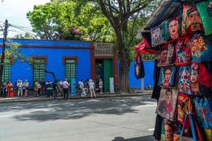 Zum 70. Todestag der Malerin finden im Frida-Kahlo-Museum Vorträge und Kunstaktivitäten statt. - Foto: Jair Cabrera Torres/Jair Cabrera Torres