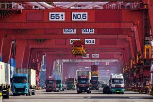 China ist eine exportorientierte Nation. Der Außenhandel leistet einen wichtigen Beitrag zur jährlichen Wirtschaftsleistung. (Archivbild) - Foto: Li Ziheng/Xinhua/AP/dpa