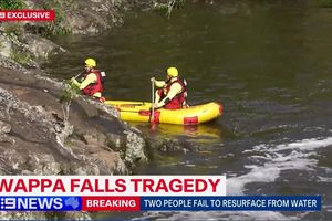 Die Wappa Falls in Queensland gelten als gefährlich - es gab dort schon einige Todesfälle. - Foto: 9news/9NEWS/AAP/dpa