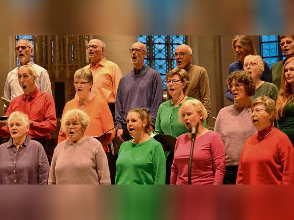 Der Lippstädter Chor Exodus machte von sich hören. FOTO: GRÖBING