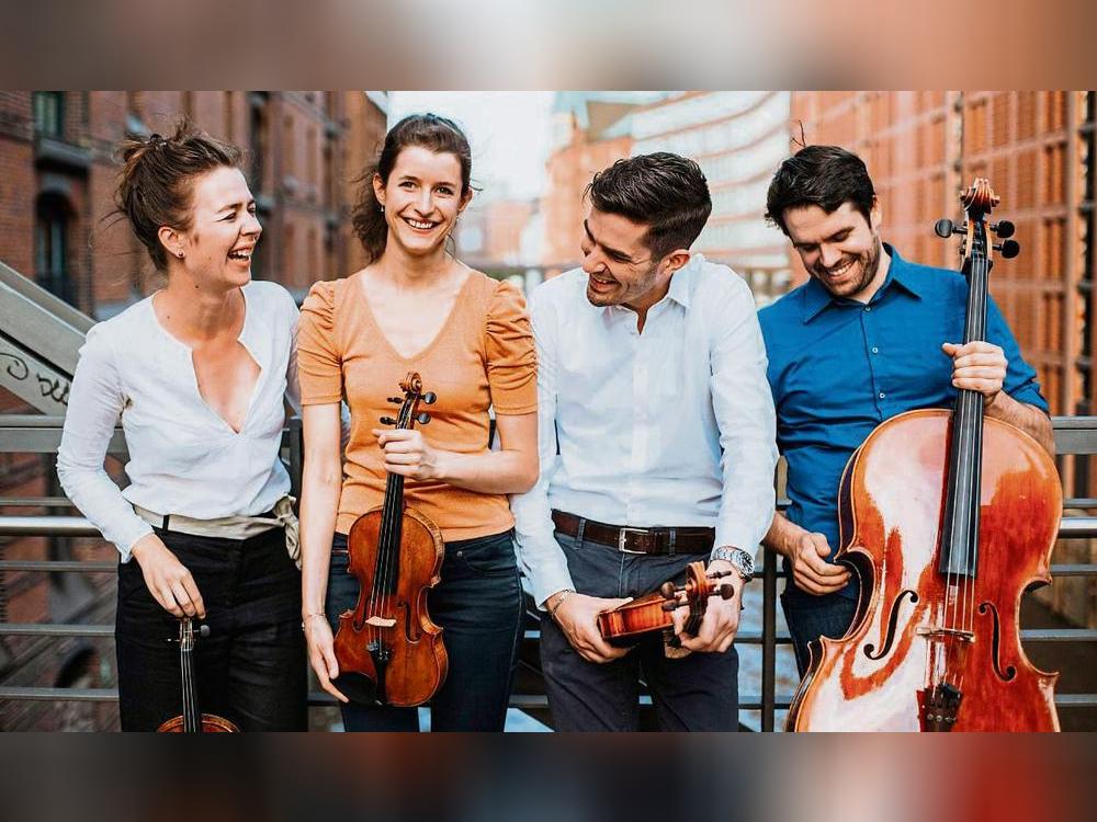 Das preisgekrönte Aris Quartett spielt am Samstag, 30. November, in der Lippstädter Jakobikirche. Foto: Wolter