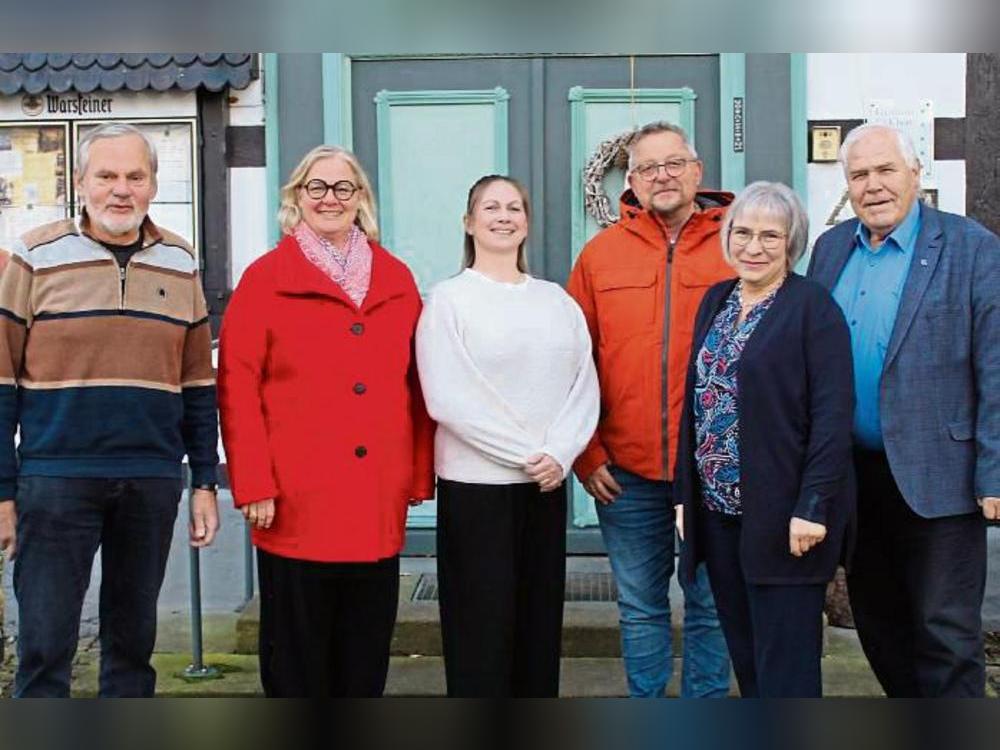 Ließen 20 Jahre BG Revue passieren (v.l.): Herbert Neumann, Martina Tägder, Nina Schweitzer, Lothar Strauch, Elisabeth Stakemeier und Karl Dietz. Foto: Stallmeister