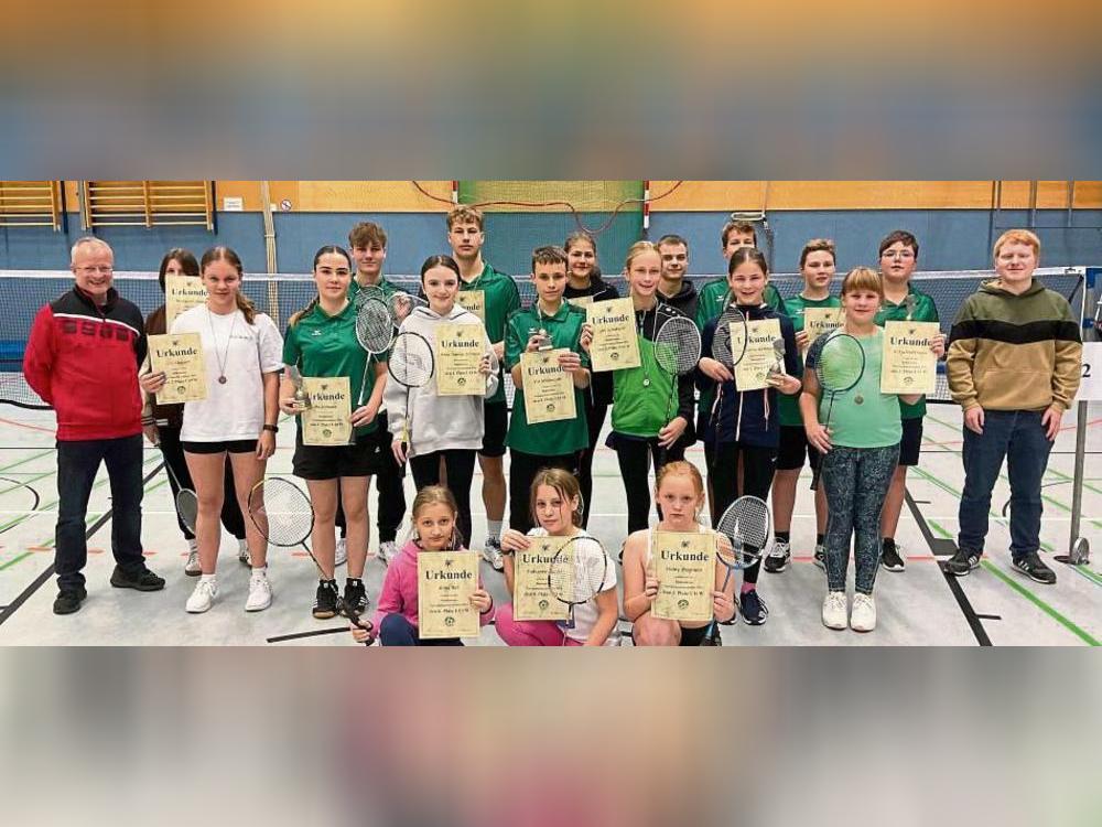 Auch der Badminton-Nachwuchs des SV Steinhausen kürte seine neuen Vereinsmeister im Doppel- und in der Einzelkonkurrenz.