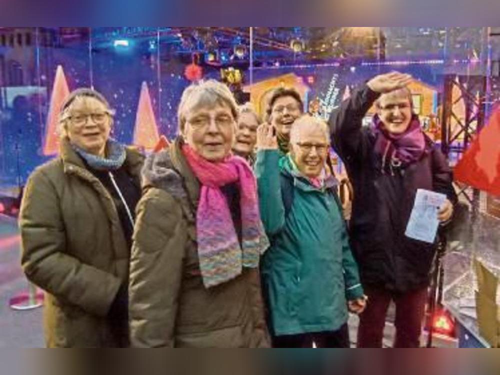 Die Caritas-Gruppe spendete fürs Weihnachtswunder.