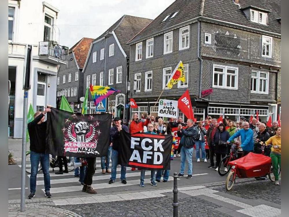 Flagge zeigen gegen Rechts: Dazu gibt es am Samstag, 15. Februar, wieder in Lippstadt Gelegenheit. Archivfoto: Rückert