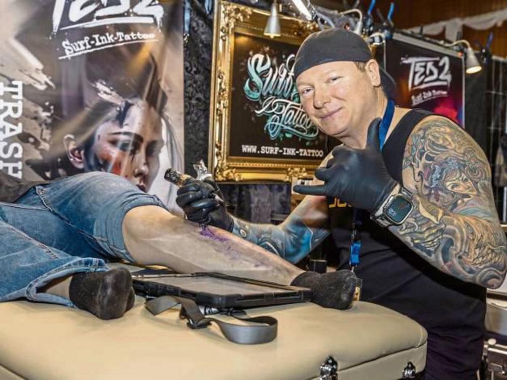 Mehr als 100 Tattoo-Künstler werden am 1. und 2. März zur Tattoo-Convention in Lippstadt erwartet. Foto: Ingo Becker