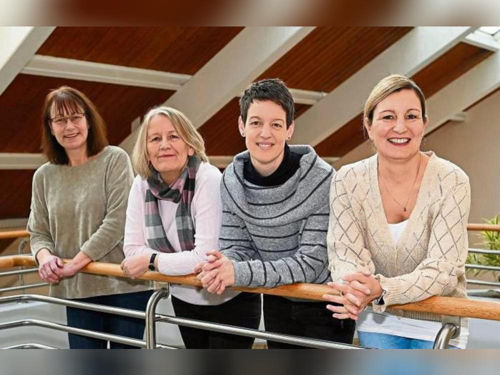 Neutrale, kostenfreie und vertrauliche Beratung: Inga Holt, Anika Epping, Marianne Schaefer und Nicole Barty-Kroll (v.r.) bilden das neu formierte Team der Schwangerenberatung beim Kreis Soest. Foto: Kalle/ Kreis Soest