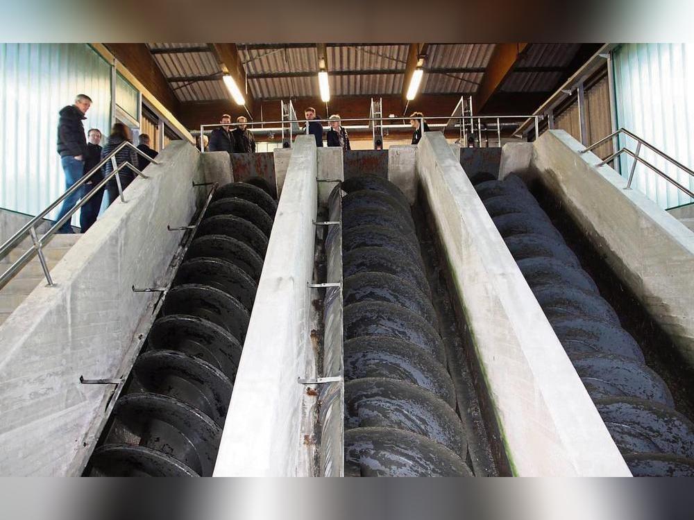 Zwei der drei „Schnecken“ im Abwasserwerk müssen saniert oder ausgetauscht werden. Archivfoto: Lüke