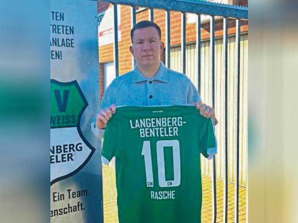 Läuft ab Sommer wieder für Grün-Weiß auf: Torjäger David Rasche.