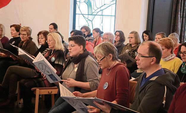 Das Projekt „Meine Seele, sing!“ in der Anröchter Auferstehungskirche wurde gut angenommen. Foto: Kabuth