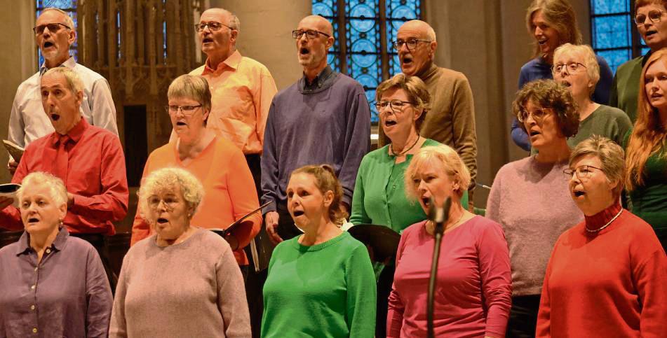 Der Lippstädter Chor Exodus machte von sich hören. FOTO: GRÖBING