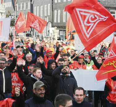 Einen Warnstreik hatte es in Lippstadt gegeben.Foto: Schwade