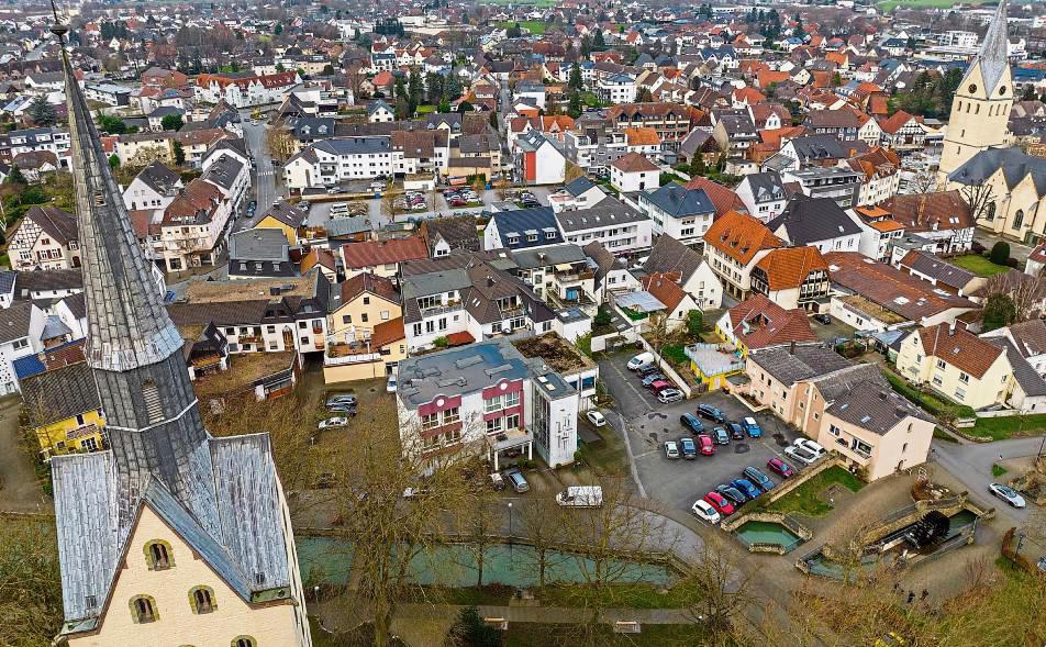 Um diesen Bereich der Geseker Innenstadt geht es bei der Neuaufstellung des Bebauungsplanes A 3/1: Bachstraße, Überwasser, Auf dem Stifte und Am Teich. Archivfoto: Eickhoff