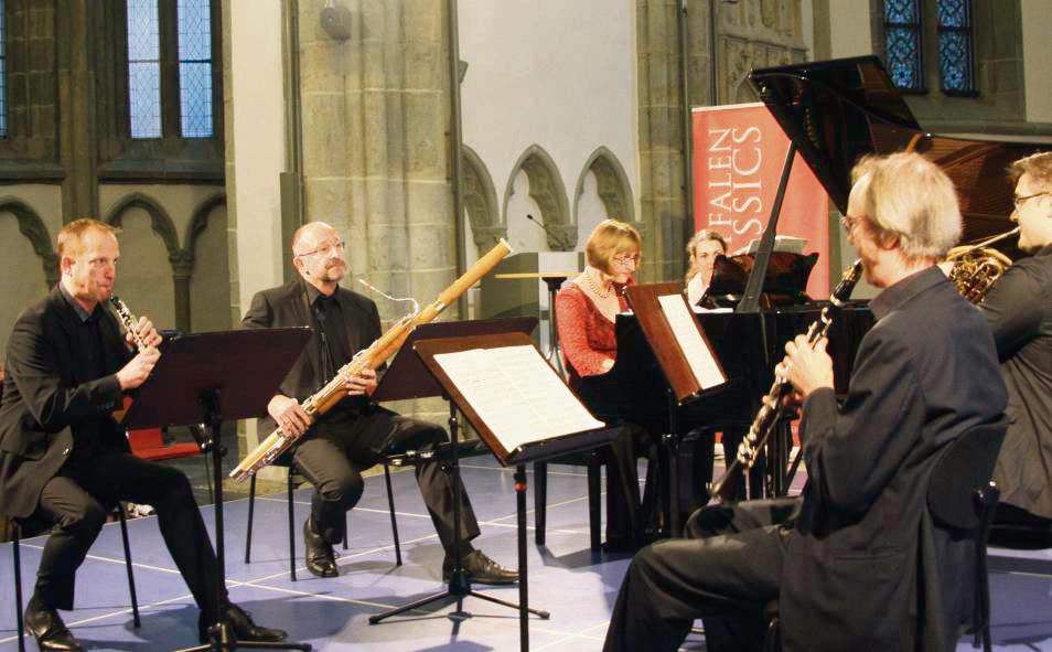 Hochkarätig: Das Linos Ensemble in der Lippstädter Jakobikirche. Foto: Wissing