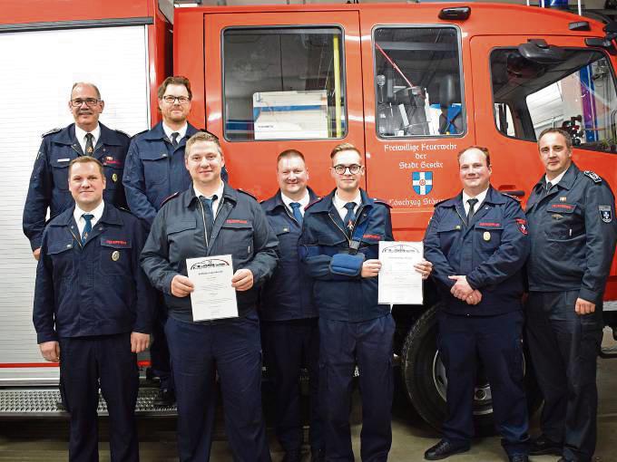 Auszeichnungen gab es bei der Jahresdienstbesprechung der Feuerwehr Störmede.