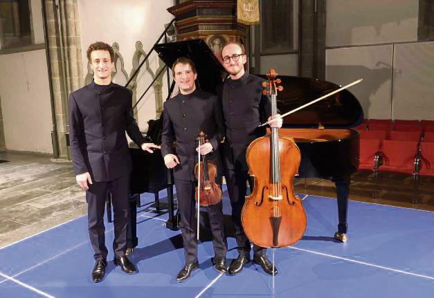 Das Busch Trio interpretierte in der Lippstädter Jakobikirche Werke von Robert Schumann, Aron Arensky und Ludwig van Beethoven. Foto: Markgraf-Seubert