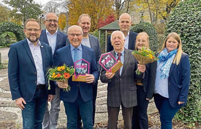 Joe Schulte und Rudolf Fischer freuten sich. Foto: N. Gerwin