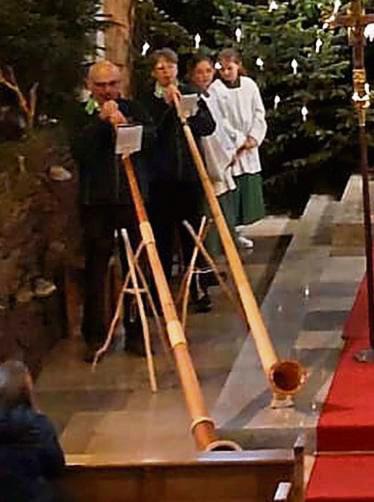 Alphornklänge ertönten in der Kirche in Effeln.