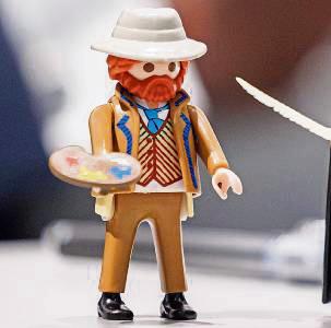 Einer der größten Maler aller Zeiten: Vincent van Gogh als Playmobil-Figur. Foto: dpa