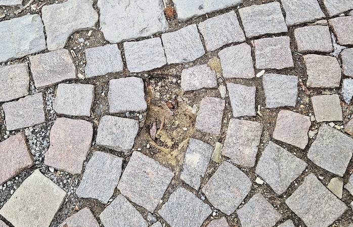 Manche Stelle schreit förmlich nach Sanierung in Rüthens Innenstadt. Foto: Stallmeister