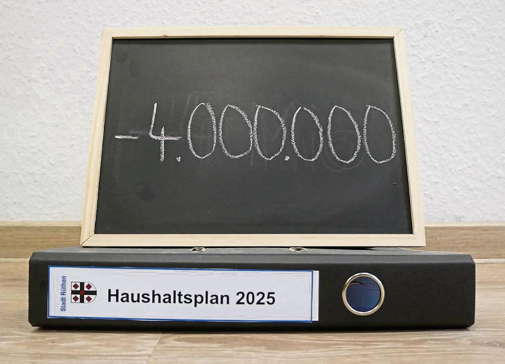 Rund vier Millionen Euro beträgt das Haushaltsdefizit der Stadt im Jahr 2025. Foto: Bsdurek