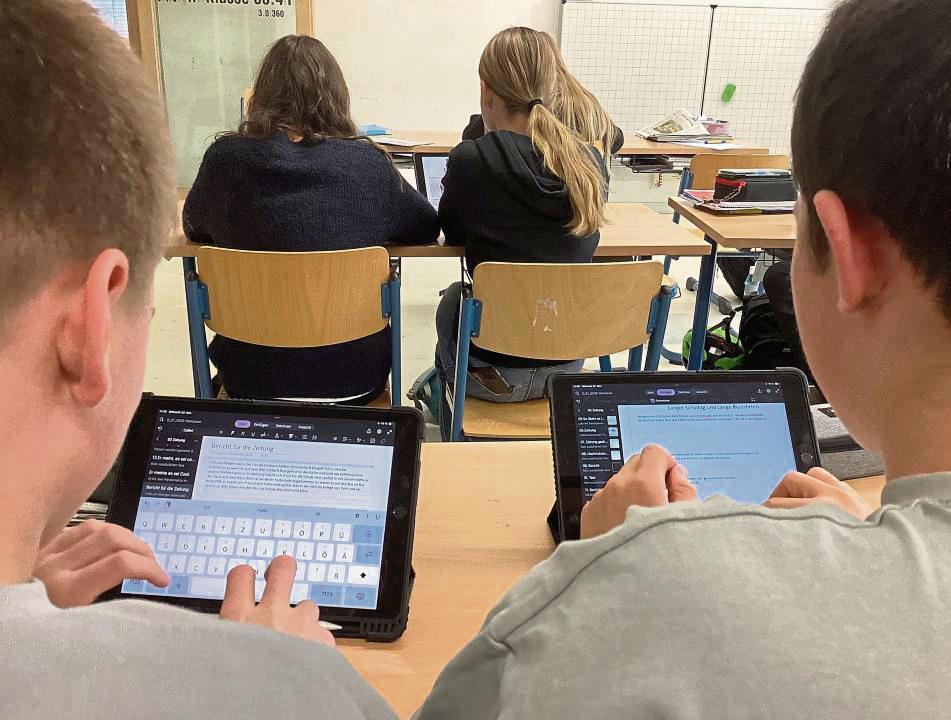 Heute sind iPads im Unterricht Standard. Vor der Pandemie sah das noch anders aus.