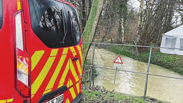 Die Feuerwehr Erwitte musste zu keinen hochwasserbedingten Einsätzen außer zu vorgeplanten Kontrollen ausrücken.