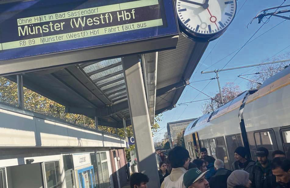 Dieses Bild werden Passagiere auch in dieser Woche noch häufiger sehen: Bis mindestens zum Wochenende fällt eine Fahrt der Eurobahn pro Richtung und Stunde aus.