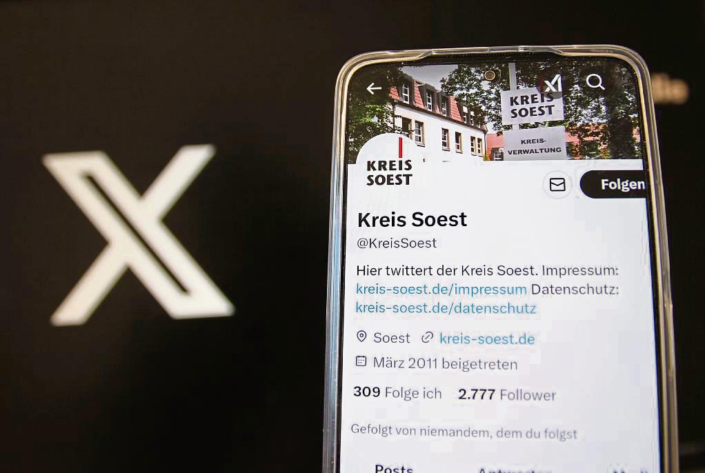 Der Kreis Soest lässt sein X-Profil gegen Ende des Monats auslaufen. Foto: Puls