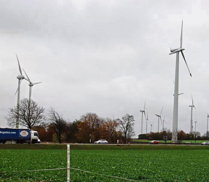 Die Windenergie – hier bei Effeln – stand im Mittelpunkt des Planungs-, Umwelt und Bauausschusses. Foto: Meschede