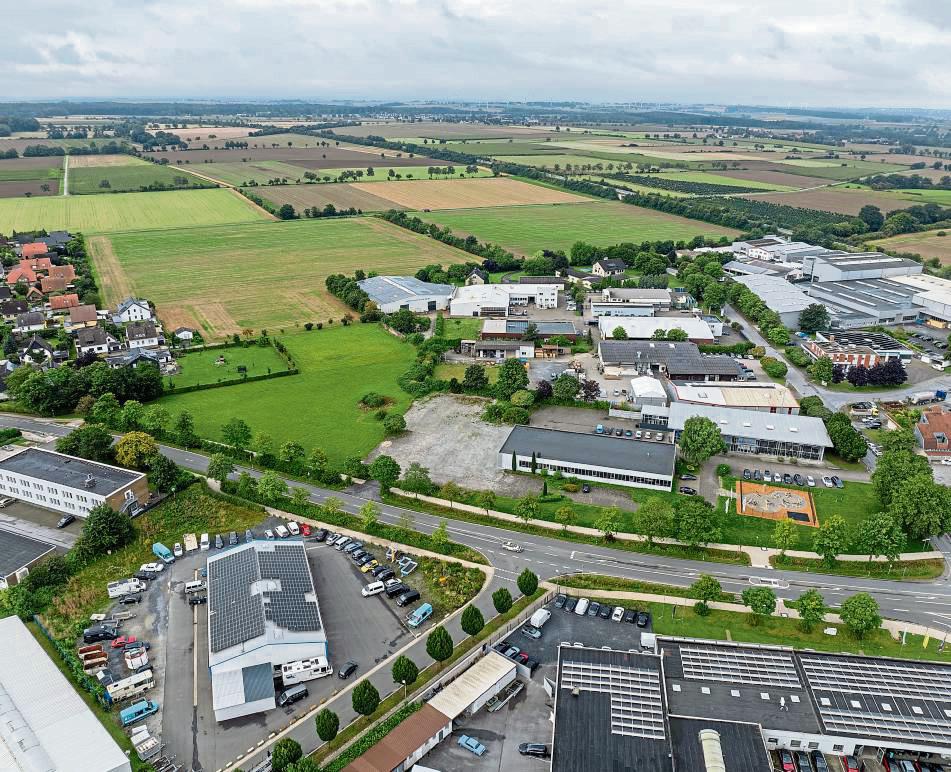 An der Kliever Straße soll das neue Brandschutz- und Hilfeleistungszentrum entstehen. Der Entwurf für den Neubau passierte nun den Rat der Gemeinde Anröchte. Foto: Eickhoff