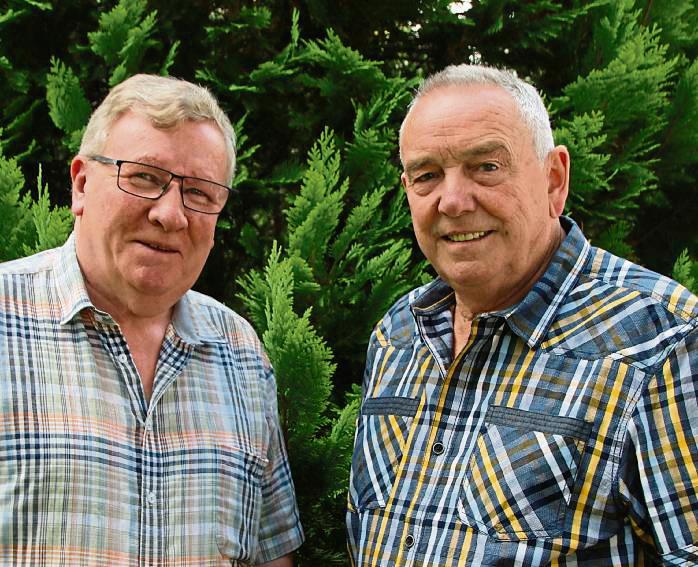 Vor mehr als 50 Jahren rettete Theo Sprenger (l.) Heinz Dahlhoff das Leben. Die Freunde verloren sich aus den Augen – und haben sich jetzt unverhofft wiedergefunden. Foto: Cegelski