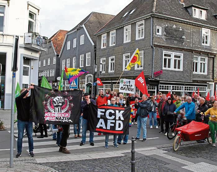 Flagge zeigen gegen Rechts: Dazu gibt es am Samstag, 15. Februar, wieder in Lippstadt Gelegenheit. Archivfoto: Rückert