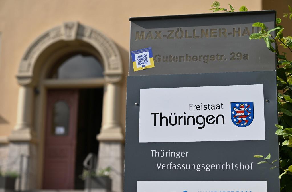 Die Thüringer AfD-Fraktion klagte gegen eine Corona-Verordnung. - Foto: Martin Schutt/dpa
