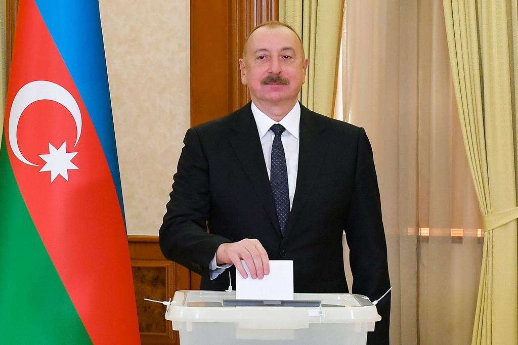 Der amtierende aserbaidschanische Präsident: Ilham Aliyev. - Foto: Vugar Amrullaev/AZERTAC/AP/dpa
