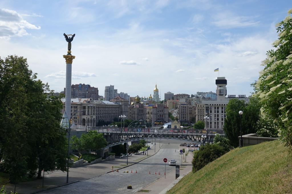Unabhängigkeitsplatz in Kiew (Archivbild) - Foto: Friedemann Kohler/dpa